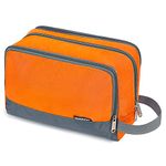 Toiletry Bag for Men Hanging Dopp Kit Water Resistant Shaving Bag Small Toiletry Bag for Traveling (Orange)