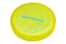 RUFFWEAR Camp Flyer Dog Toy, 2-in-1 Flexible & Puncture-Resistant Throw Catch Flying Disc and Bowl for Pets, Outdoor Long Distance Game Designed Specially for Dogs, Waterproof & Safe, Lichen Green