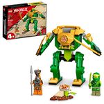 Lego NINJAGO Lloyd’s Ninja Mech Battle Action Figure Toy 71757 for Kids, Boys and Girls Ages 4 Plus with Snake Figure and Minifigure, Gifts for Preschoolers