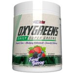 EHP Labs OxyGreens Super Greens Powder - Spirulina & Chlorella Superfood, Green Juice Powder & Greens Supplements with Prebiotic Fibre, Antioxidants & Immunity Support, 30 Serves (Forest Berries)