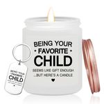 KOYFOYO Mothers Day Gifts for Mom - Being Your Favorite Child Candle Gift - Mom Christmas Gifts from Daughter Son - Birthday Gifts for Stepmom Bonus mom Aunt Mother in Law