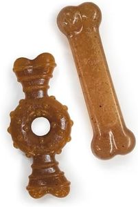 Nylabone Puppy Chew Ring Bone & Toy Twin Pack Chicken Medium/Wolf (2 Count)
