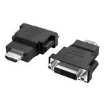 BolAAzuL 2-Pack HDMI to DVI Adapters, Bi-Directional, 4K Support, Compatible with Projectors, Televisions, Monitors