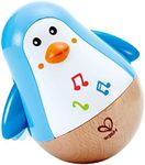 Hape Penguin Musical Wobbler Music Educational Kids/Baby Wooden Toy/Play 12m+