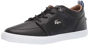 Lacoste Men's Bayliss Sneaker, Black//White, 10