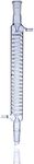 Laboy Glass Graham Condenser Coiled with 24/40 Joints 300mm in Jacket Length Apparatus Inland Revenue Condenser Lab Glassware With10 mm Glass Hose Connections