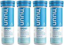 Nuun Sport: Electrolyte Drink Tablets, Tropical, 10 Count (Pack of 4)
