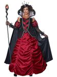 California Costumes Women's Dark Queen Of Hearts - Adult Costume Adult Costume, Wine/black, Large