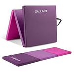 Gallant Gymnastics Mat Tri-Fold with Carrying Handle - 6ft Long High Density 5cm Thick Foam Non-Slip Exercise Gym Mats for Home Yoga Pilates Fitness Workout Gymnastics Acrobatics for Men & Women