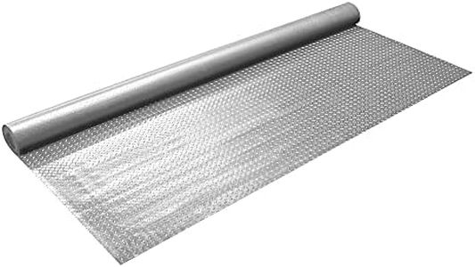 IncStores Standard Grade Nitro Garage Flooring (7.5' x 17', Diamond Stainless Steel) Roll Out Floor Protecting Mats