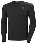 Helly Hansen Men's Long Sleeve T-Shirt, Black, L