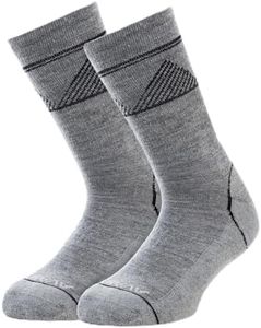 Avantic Hiking Socks (US, Alpha, Large, X-Large, Regular, Regular, Grey-2-pairs)