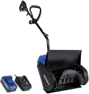 Westinghouse WSnow13S 24V Cordless Snow Shovel 13 Inch Kit, 24V 4Ah Battery, Fast Charger, Electric Snow Shovel with 20ft Throwing Distance, plows 300lbs/min, Compatible with Snow Joe Batteries