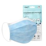 AVO+ Unisex's Disposable Kids Face Masks 10 Pack Safety, Blue, 10 Count (Pack of 1) (Pack of 10)