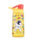 rabitat Flip Lock Tritan Water bottle for kids. 550 ML water bottle for school (Shyguy, Pack of 1)