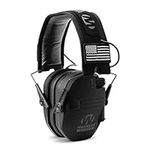 Walkers Game Ear Walker's Razor Slim Electronic Muff Patriot Series- black