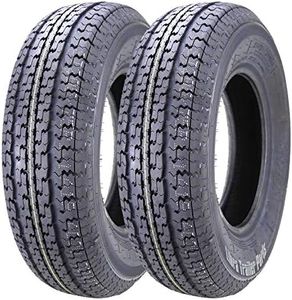 Set 2 Trailer Tires ST205/75R14 8PR Load Range D Steel Belted