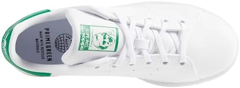 adidas Originals Unisex-Child Stan Smith (End Plastic Waste) Sneaker, White/White/Green, 7 Toddler