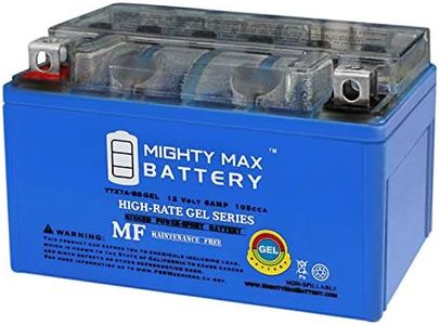 Mighty Max Battery YTX7A-BSGEL -12 Volt 6 AH, GEL Type, 105 CCA, Rechargeable Maintenance Free SLA AGM Motorcycle Battery