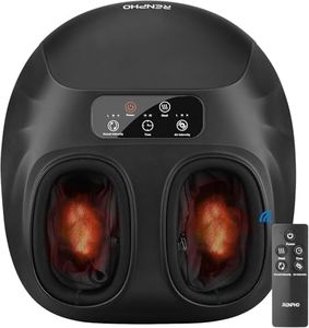 RENPHO Foot Massager Machine with Heat and Remote, Electric Shiatsu Kneading Foot Massager with Wireless Control, Relieve Plantar Fasciitis and Tired Muscles, Christmas Gifts, Fits Men Size Up to 14