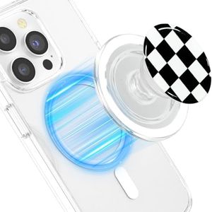 Cell Phone Grip & Phone Stand, T Tersely Magnetic Cell Phone Holder Compatible with Magsafe,for iPhone Smartphone Tablet Accessory (Chessboard)