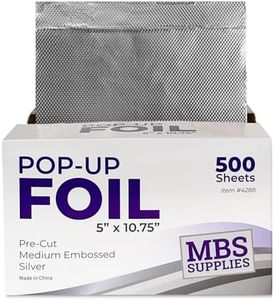 Highlighting Pop-Up Foil 5" x 10.75", 500 Count, Medium Embossed For Hair Highlighting, Highlight Foils For Hair, Aluminum Foil Sheets, Salon Foils For Hair Stylist, Non Slip 500 Pop Up Foil Sheets