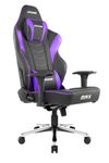 AKRacing Master Max Gaming Chair, PU Leather, Black/Indigo, 5 Years Manufacturer Warranty
