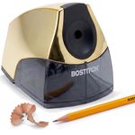 Bostitch Personal Electric Pencil Sharpener, Powerful Jam Free Motor, High Capacity Chip Tray, Gold Chrome