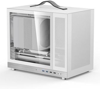 Shiny Snake G350 20.8L Mircro-ATX Mesh Chassis with Tempered Glass | Frosted Coating & Anti-Dust Design | BTF-Ready Back-Connect | 165mm Cooler & 340mm GPU | High Compatibility PC Case, White