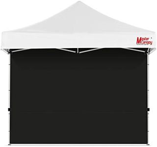 MASTERCANOPY Instant Canopy Tent Sidewall for 10x10 Pop Up Canopy, 1 Piece, Black