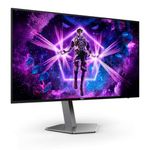 AOC AGON PRO AG276QZD - 27 Inch QHD Gaming Monitor. OLED, 240Hz, 0.03ms, G-Sync, HDR10, Light FX, E-Sports stand design, USB Hub (2560 x 1440 240Hz, HDR10, HDMI 2.0 / DP 1.4 / USB 3.2)