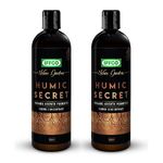 IFFCO Urban Gardens - Humic Secret - 1 Litre - Humic Acid + Fulvic Acid + Bio-Potash - Organic Liquid Fertilizer for Plants, Soil Conditioner & Root Growth Promoter - 100% Water Soluble