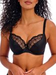 Freya Women's Hallie Underwire Plunge Bra, Black, 32G