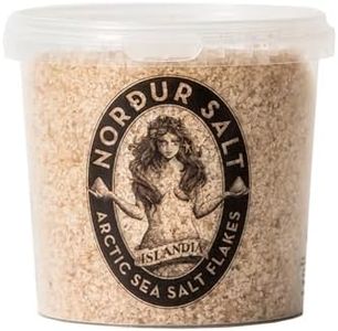 The Salt Box - Nordur Arctic Sea Salt Flakes - Sea Salt - Soothing & Revitalising - Smoked Flavour - 850g