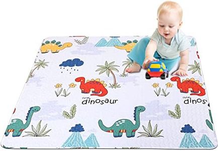 Kids Teepee Tent Mat, Anti Slip Toddler Teepee Play Mat Cushion, 43”x43”Baby Play Mat, Square Tent Padded Floor Mat