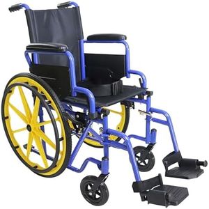 PEPE - Silla de Ruedas Autopropulsable para Niños, Sillas de Ruedas Plegable Ligera Infantil, Silla Ruedas Estrecha para Personas Jovenes