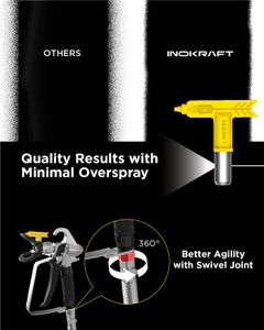 InoKraft MaXpray M3 Airless Paint Sprayer – High Efficiency