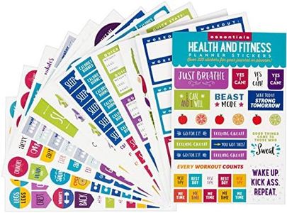 Essentials Health & Fitness Planner Stickers (Set of 325 Stickers)