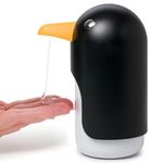 Everyday Solutions Soapbuds Penguin Refillable Pump Kids Soap Dispenser - Cute, Durable & Unbreakable Plastic - Easy to Dispense - Great for Soap, Shampoo, Conditioner, Bathrooms and Kitchen Sinks