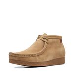 Clarks Shacre Wallabee Boot, mens Chukka, Dark Sand Suede, 10 UK (44.5 EU)