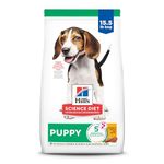 Hill's Science Diet Dry Dog Food, Puppy, Chicken Meal & Barley Recipe, 15.5 lb Bag