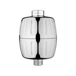 AquaBliss Heavy Duty Shower Filter – Latest Superior Advanced 30x Filtration - Universal Multi-Stage Shower Head Filter Reduces Chemicals, Chlorine & Odors - Chrome (SF500)
