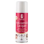 Tableau Anti-Tarnish Lacquer, Easy to Use Spray Lacquer to Keep Bright Metals Including Silver, Copper and Brass Shiny. 200ml