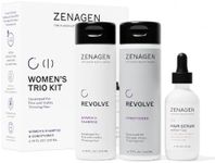 ZENAGEN Revolve Women's Trio Kit | Shampoo + Conditioner + Densifying for Fine & Visibly Thinning Hair, Supports Hair Strength & Growth, 1 ea