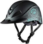 Troxel Rebel Turquoise Rose Helmet M