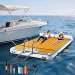Albott 12x6ft Inflatable Floating D