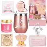 18th Birthday Gifts for Women, 18 Year Old Birthday Gifts for Women, 18th Birthday Gifts Basket for Best Friends Female Sister Mom Wife Daughter Her Girlfriend Coworker Bestie