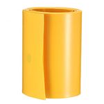 uxcell Battery Wrap PVC Heat Shrink Tubing 70mm Flat Width for 18650 Power Supplies 2 Meter Length Yellow Pack of 50