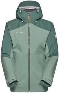 Mammut Women's Convey Tour Hs Hooded Hardshell Jacket, Jade-Dark Jade, Small