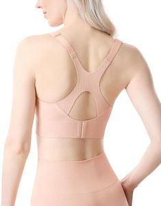 momcozy Sujetador de Lactancia Deportivo，Brasier de Maternidad con Espalda Cruzada, Racerback Sujetador de Lactancia para Yoga y Deporte, Suave y Elástico